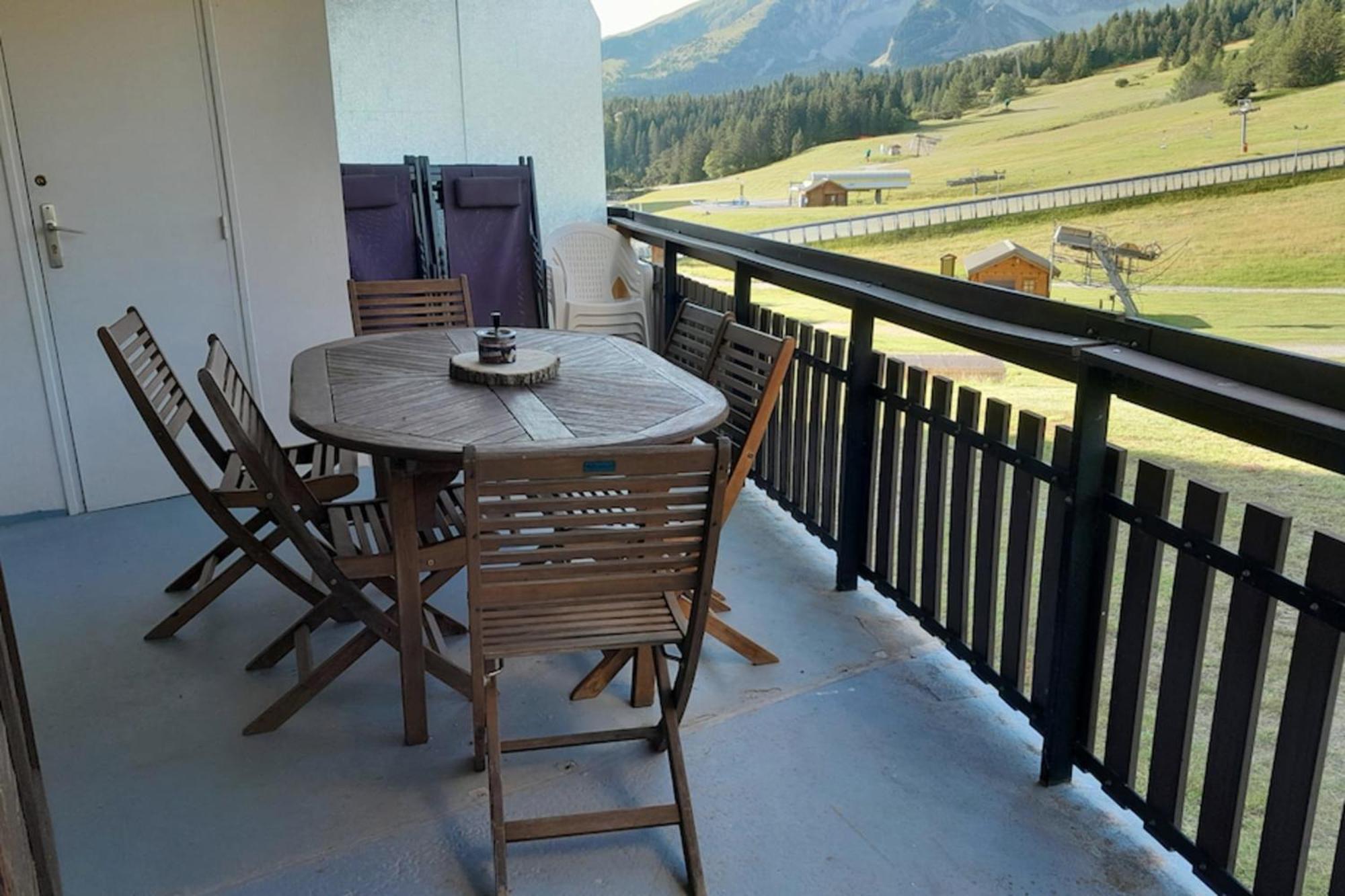 Ski In And Ski Out Apartment Superdevoluy Le Devoluy Ngoại thất bức ảnh